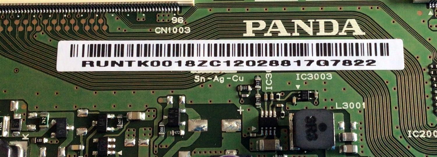 KIT DE TARJETAS PARA TV ELEMENT / NUMERO DE PARTE MAIN 34022547 / 35022747 / E168066 / T-CON RUNTK0018ZC / CEC_PCB5460002A / PCB5460002A / FUENTE AY118D-3SF05 / 3BS00809 / 34021486 / 34022295 / PANEL LC546PU2L02 / MODELO E4SW5518 - Imagen 2
